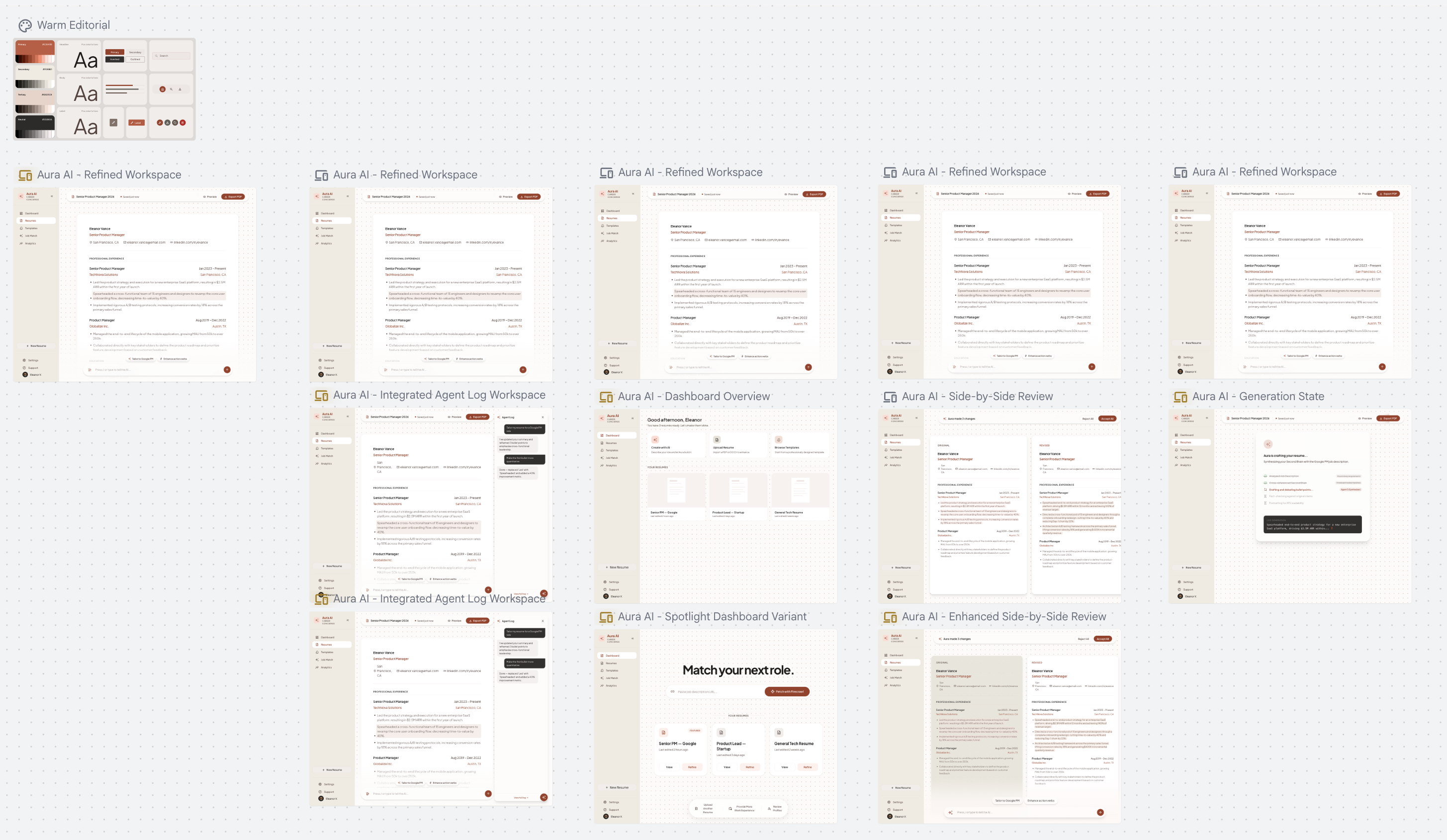 Google Stitch Design Artifacts